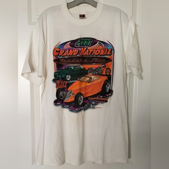 NWOT 2000 51st ANNUAL GRAND NATIONAL ROADSTER SHOW  T-SHIRT IN SIZE XL - Picture 1 of 5